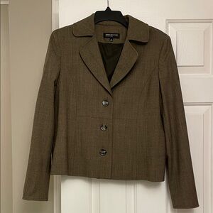 Jones New York Women's Olive Green Blazer